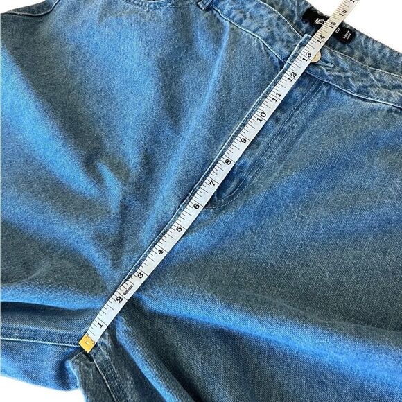 Missguided wide leg baggy high waist ombré jeans size 14 - Picture 11 of 14